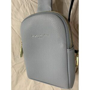 INICAT Un Jour De Chance Crossbody Sling Small Blue Purse Vegan Leather Bag